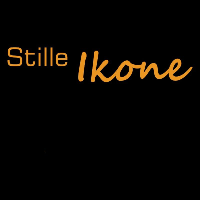 Silent icon font in orange
