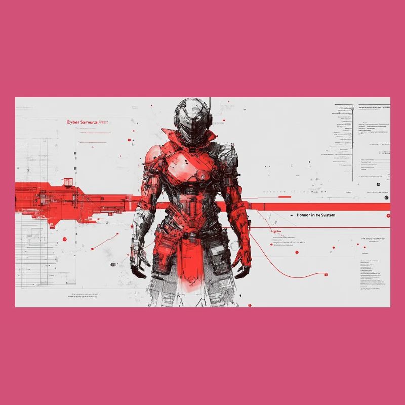 Futuristic Cyber Samurai