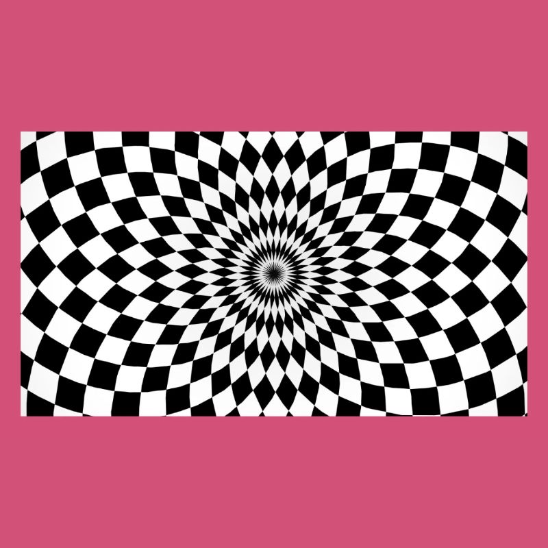 Optische Vortex-Checker-Illusion