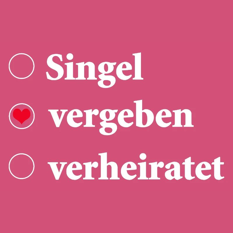 Sélection du statut de la relation Célibataire - Pris