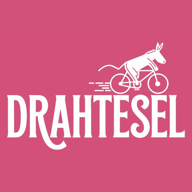 Drahtesel Funny Donkey on Bicycle Design