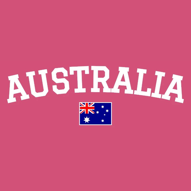 Drapeau australien : Dessin blanc