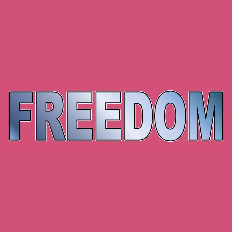 Freedom Typografie Statement Design