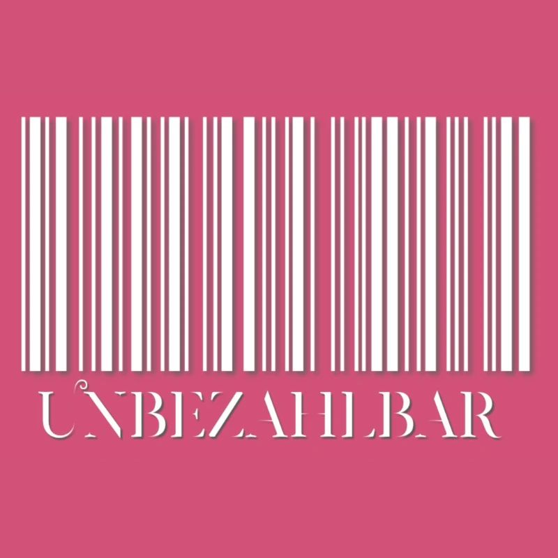 Abstrakter Barcode Design auf Kleidung