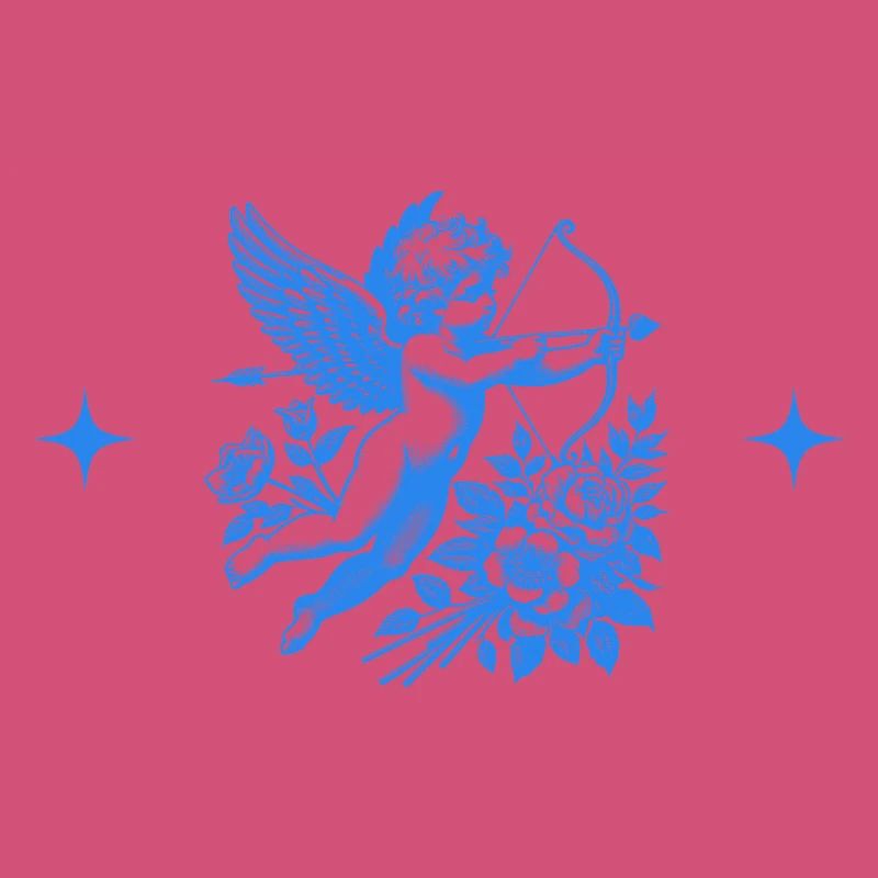 Blaue Blume Amor