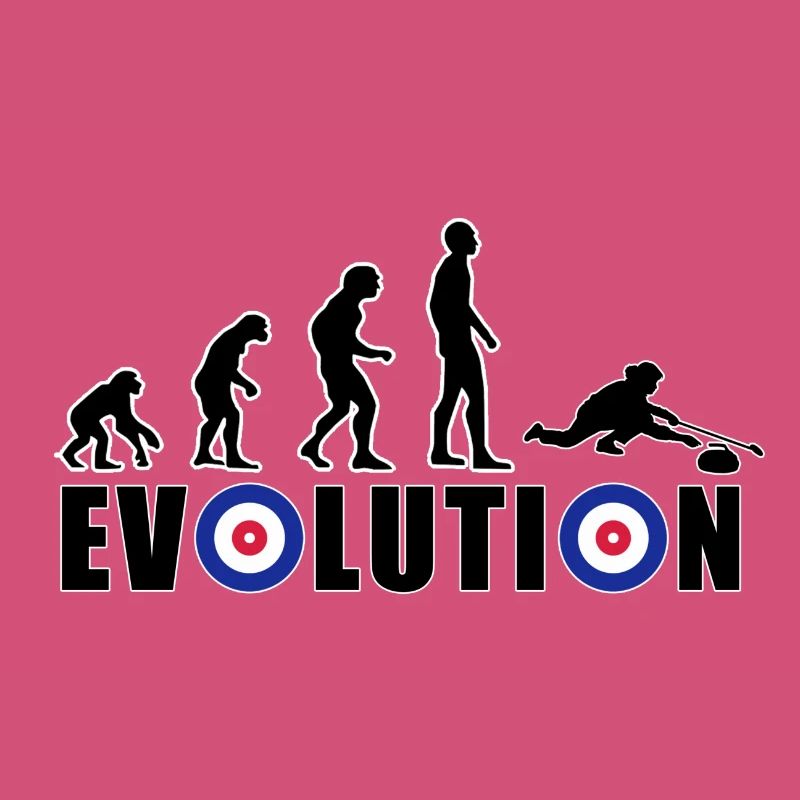 EVOLUTION CURLING Eisstockschießen Geschenk Winter