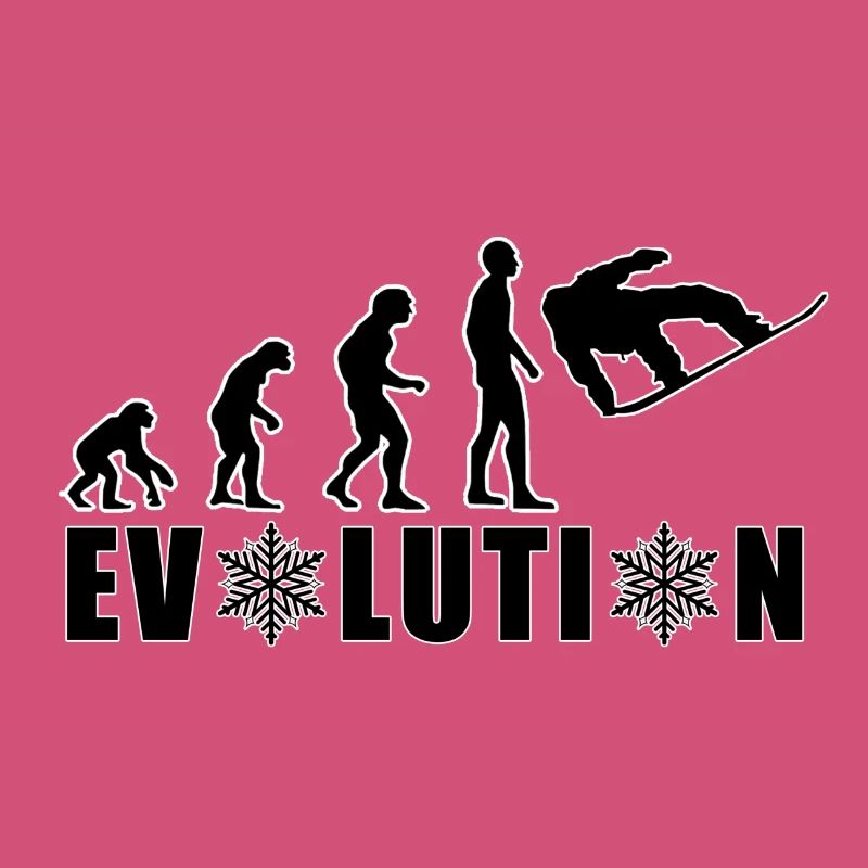 EVOLUTION SNOWBOARD Schnee Winter Geschenk