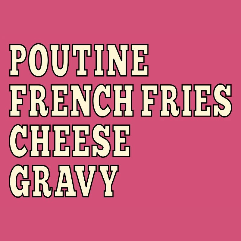 Poutine de restauration rapide canadienne