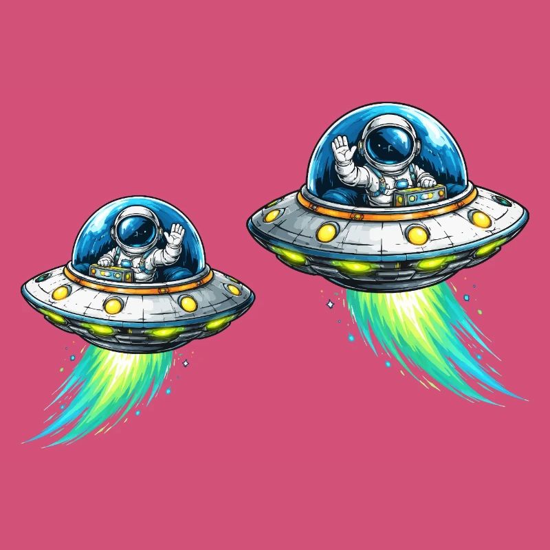 OVNI, astronautes, aventure spatiale