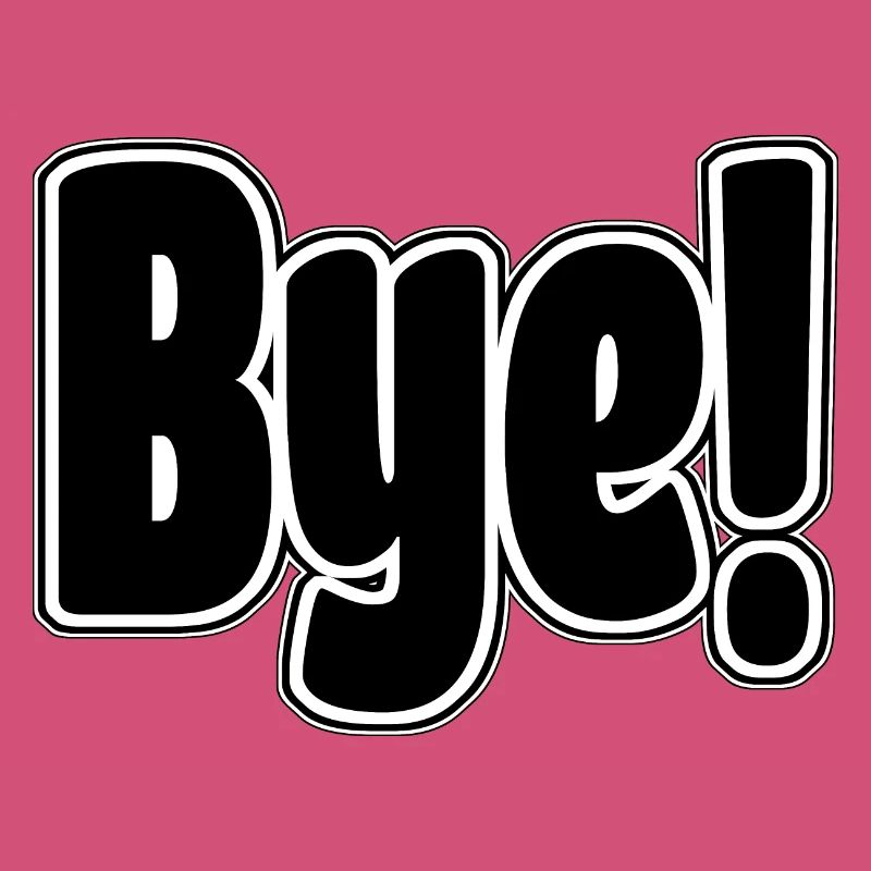 Au revoir!. Expression joyeuse