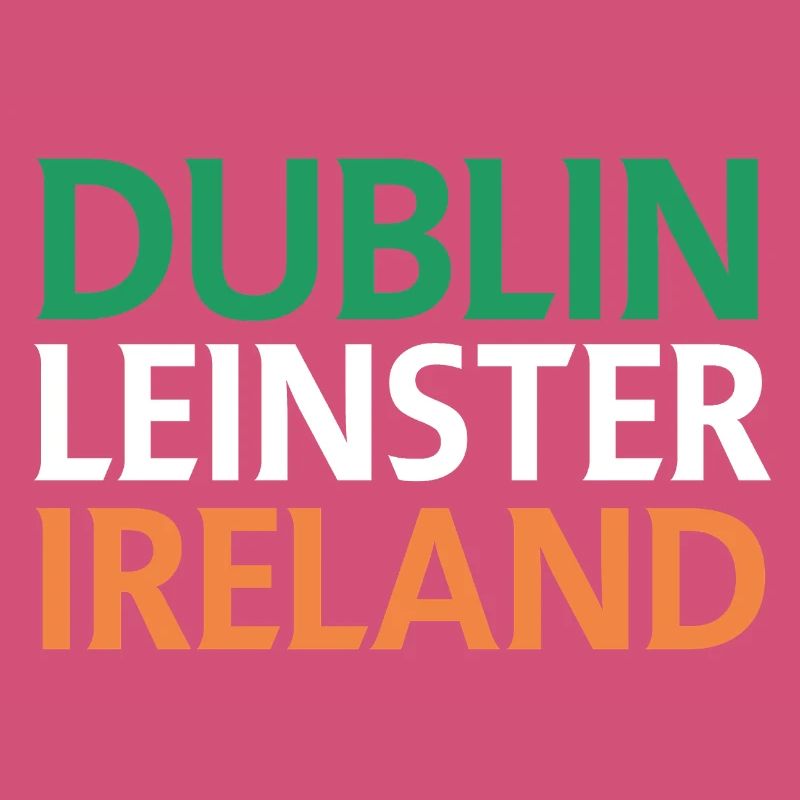 Dublin – Ireland Textdesign