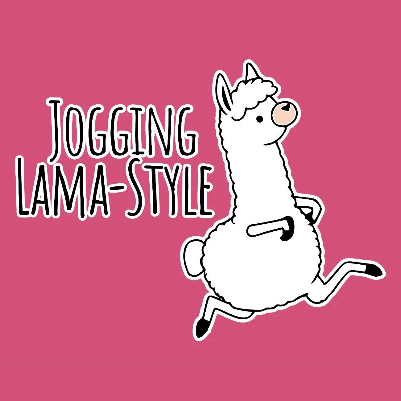 Jogging - style lama ! Idiot mais rapide !