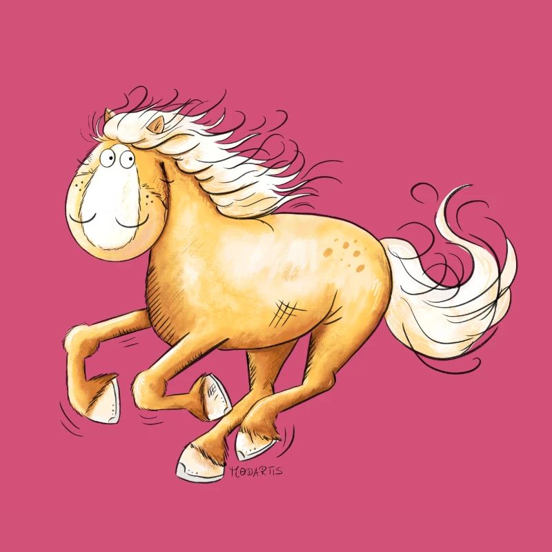 Haflinger Rapide I Bande Dessinée De Chevaux