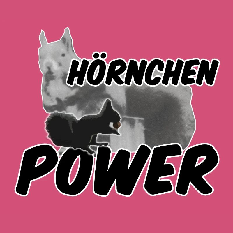 Hörnchenpower Eichhörnchen Tiere Spruch