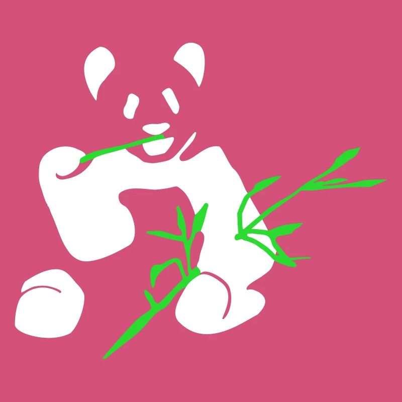 Panda avec bambou