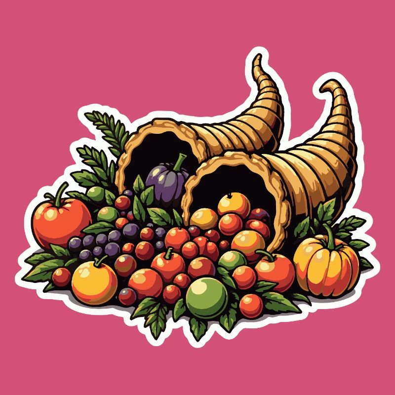 Autumn Harvest Cornucopia
