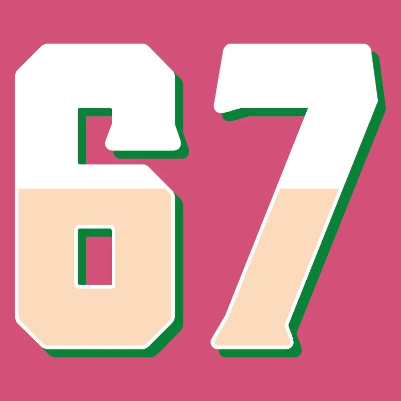6 7 – Trendiges, minimalistisches Textdesign,