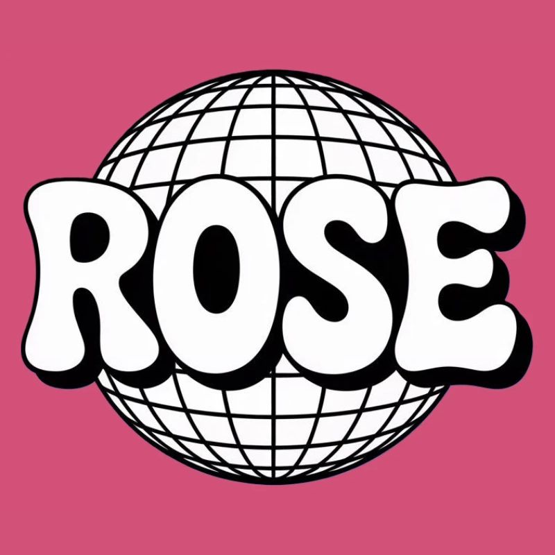 Rosa Disco-Kugel