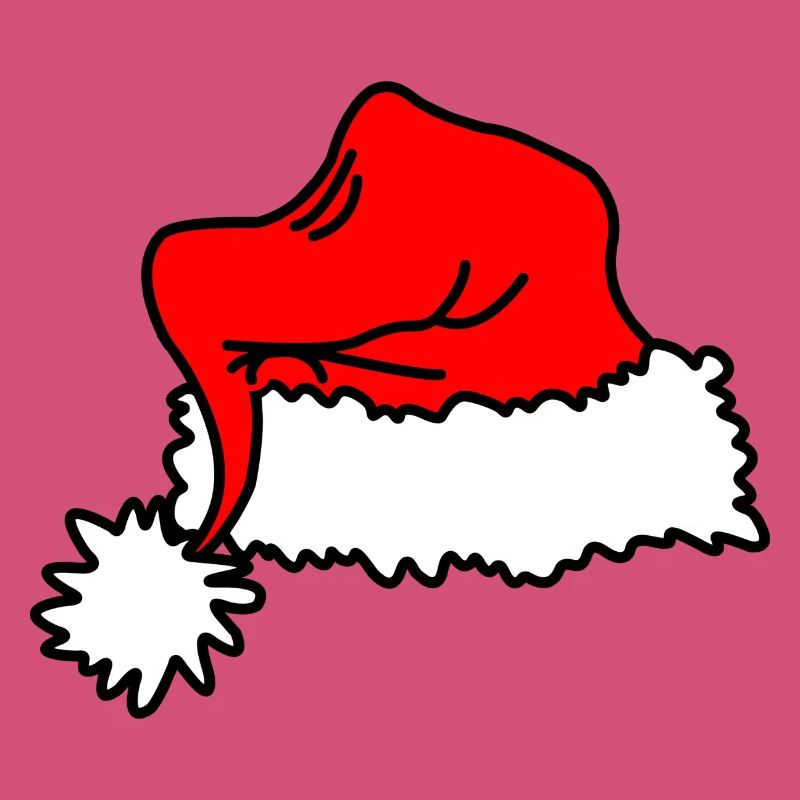 Chapeau de Noël rouge
