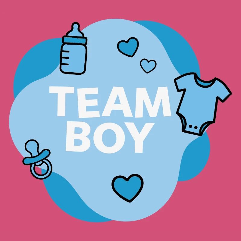 Conception de la douche de bébé de l’équipe Boy