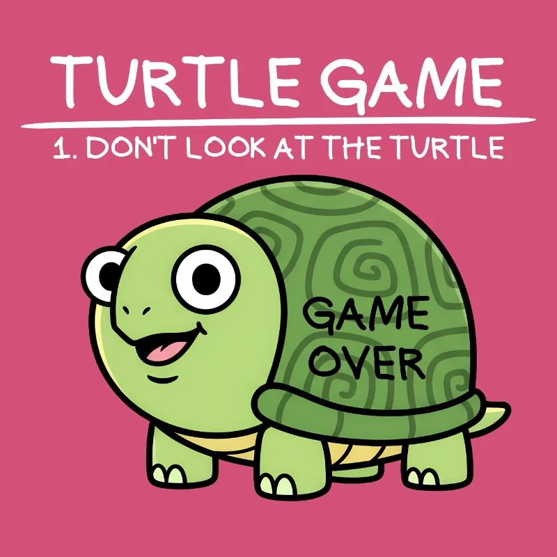 Turtle Game Don't Look at the Turtle