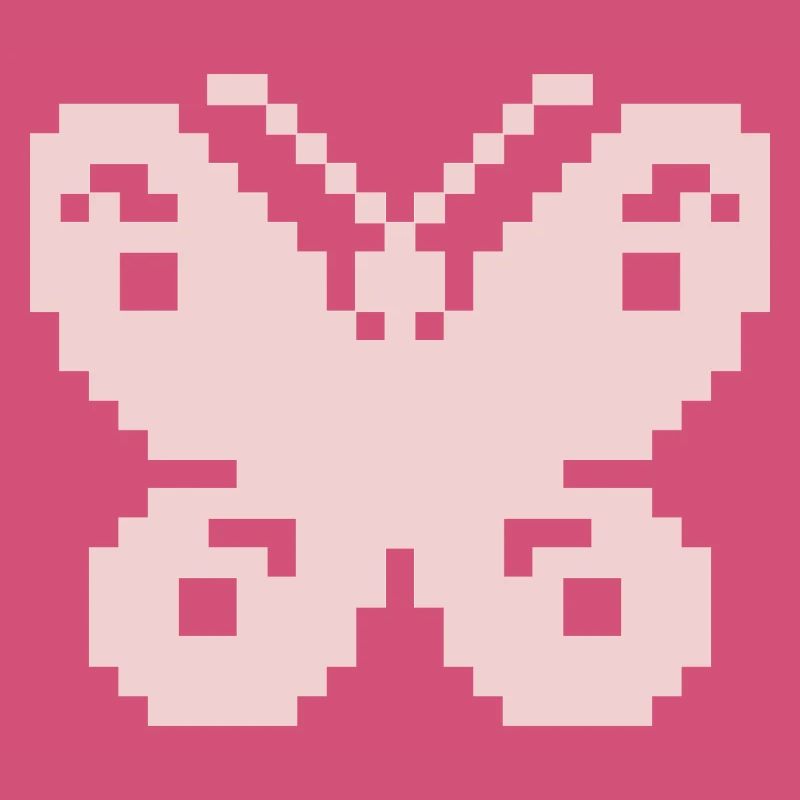 Papillon Pixel Rose