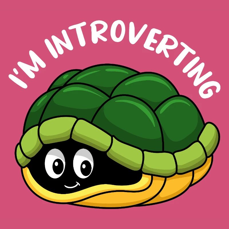 Dessin animé mignon de la carapace de tortue cachée