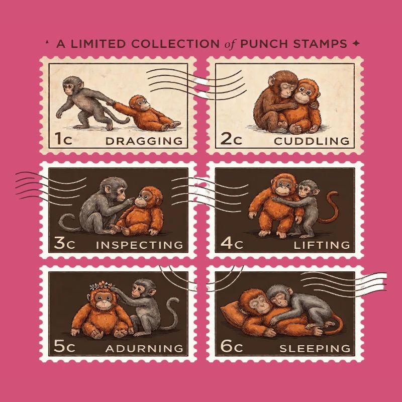 Tampons Bébé Singe Punch