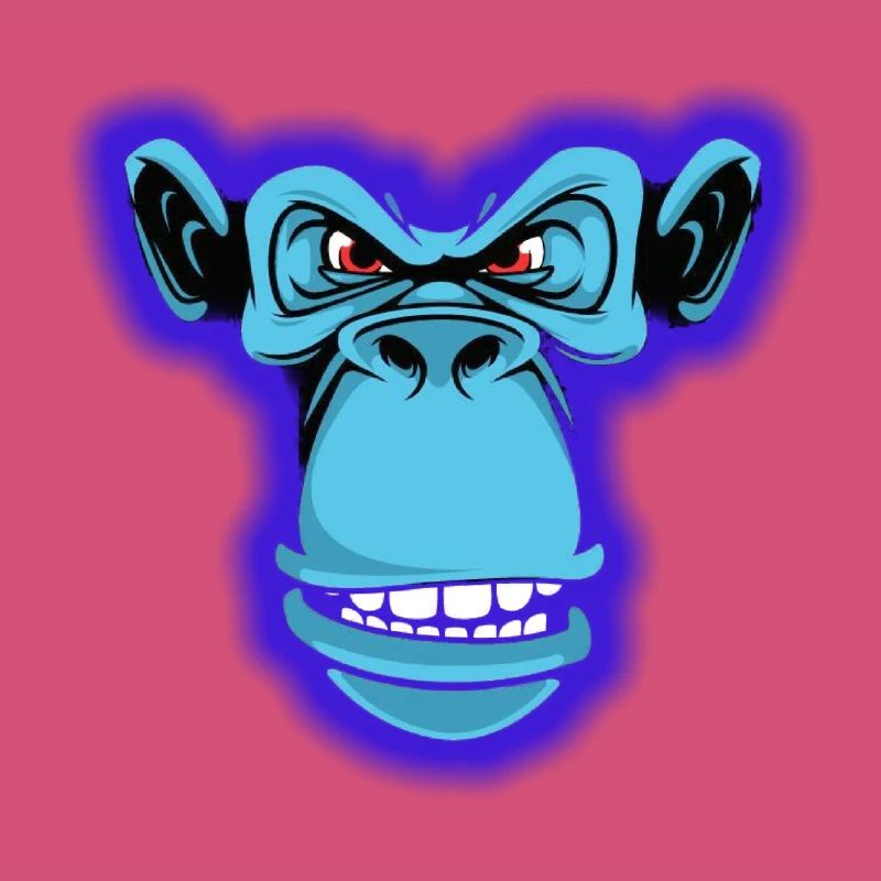 Singe bleu