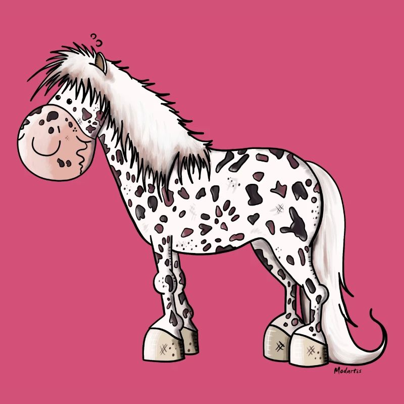 Robe tachetée du cheval