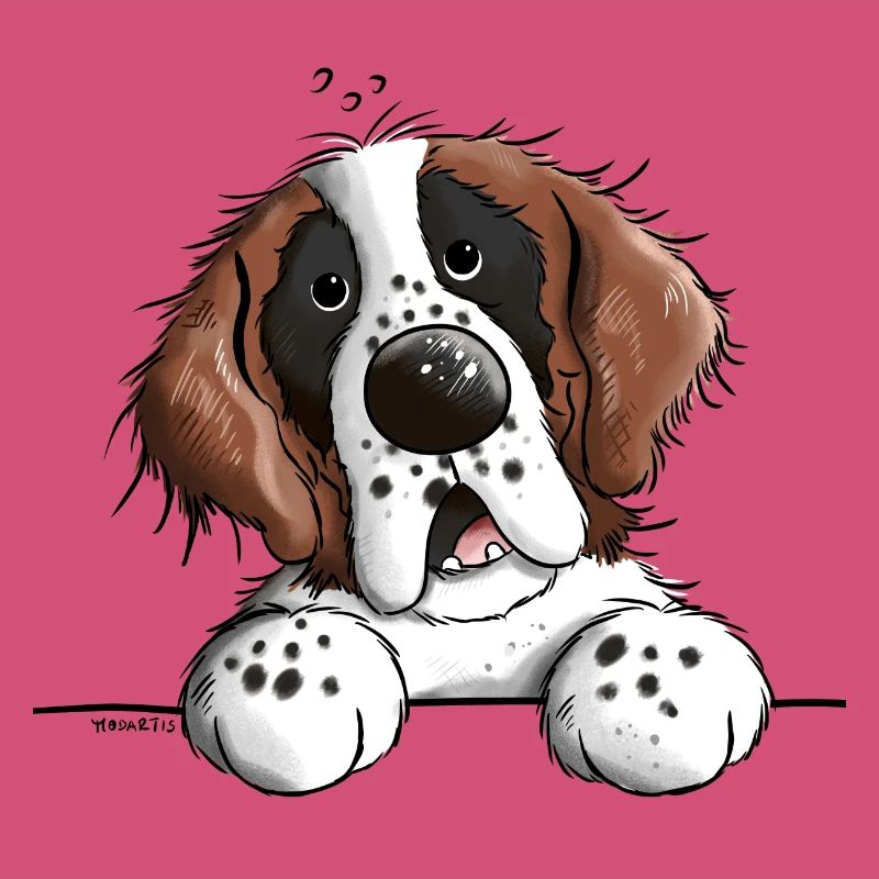 Happy Saint Bernard