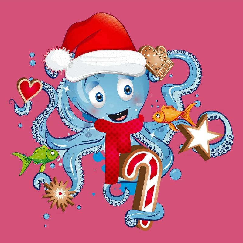 Octopus s’amuse et des biscuits pour Noël