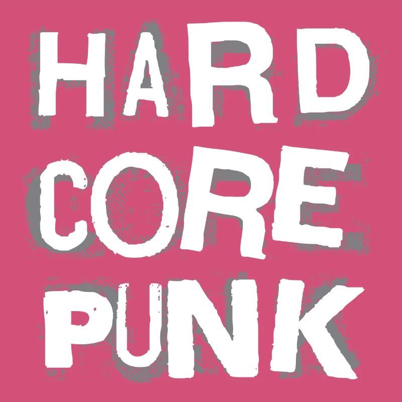 Hardcore Punk Stencil Tekst