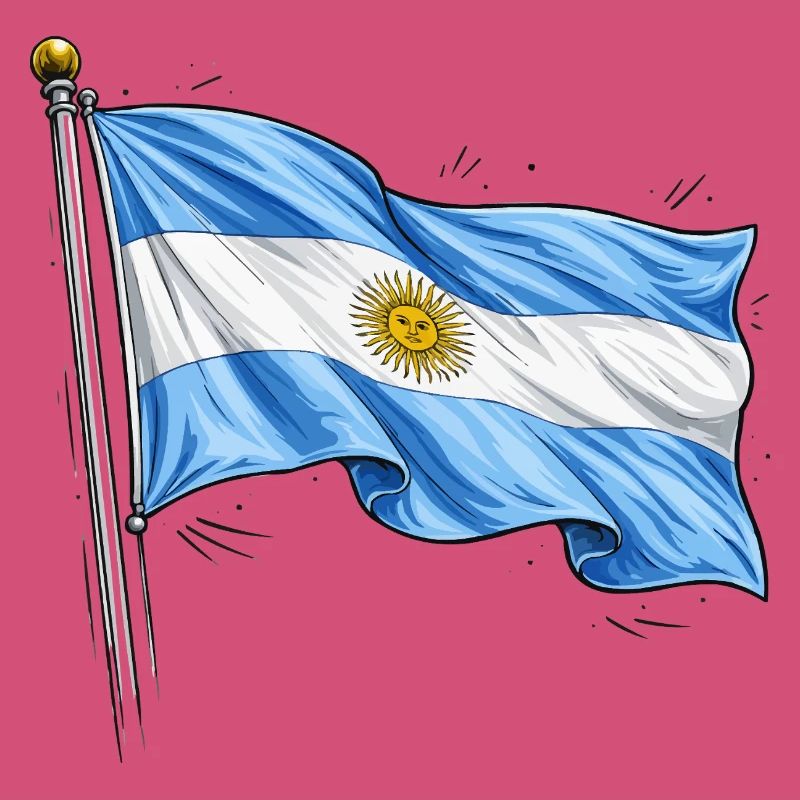 Drapeau de l’Argentine