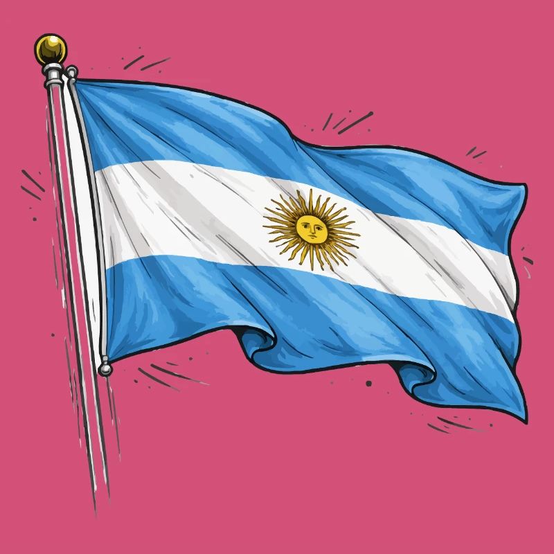 Drapeau de l’Argentine