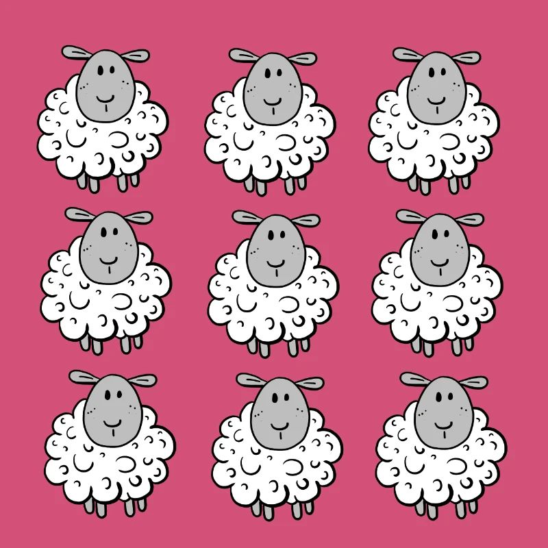Funny Sheep Herd I Sheep I Sheep I Gift