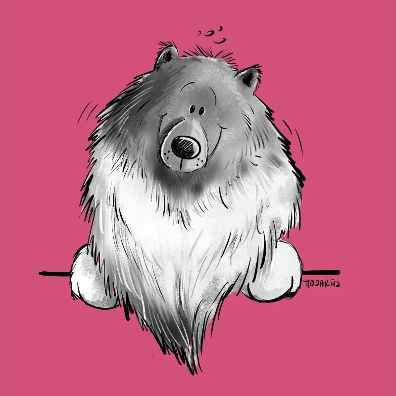 Funny Wolfsspitz I Comic Dog Gift