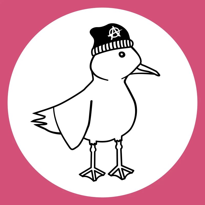 Seagull Anarchy – Vilain Maritime Hipster Art côtier