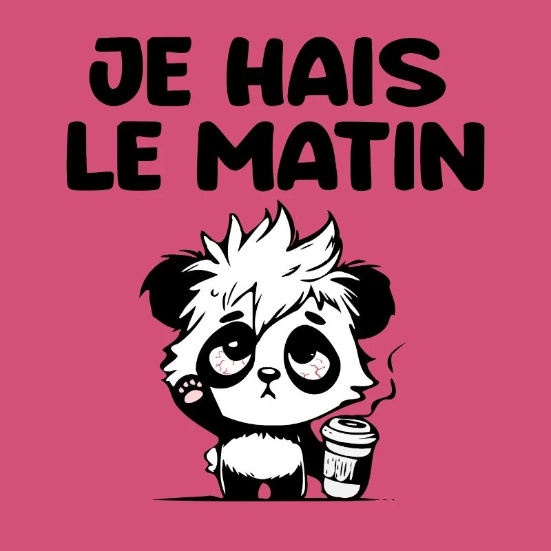 I hate the morning panda