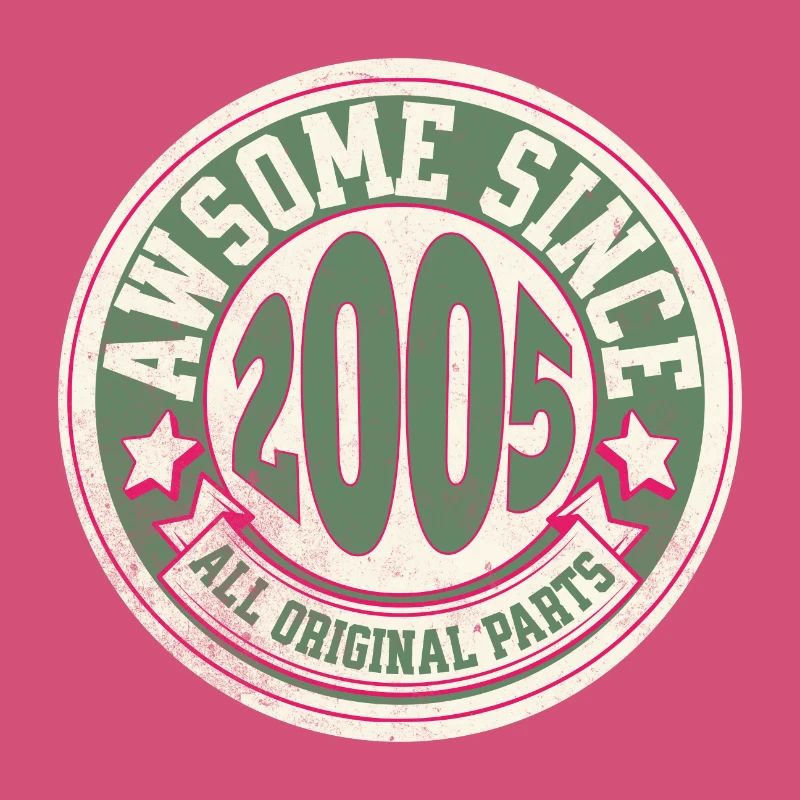 Vintage-Logo 2005 authentische Herkunft