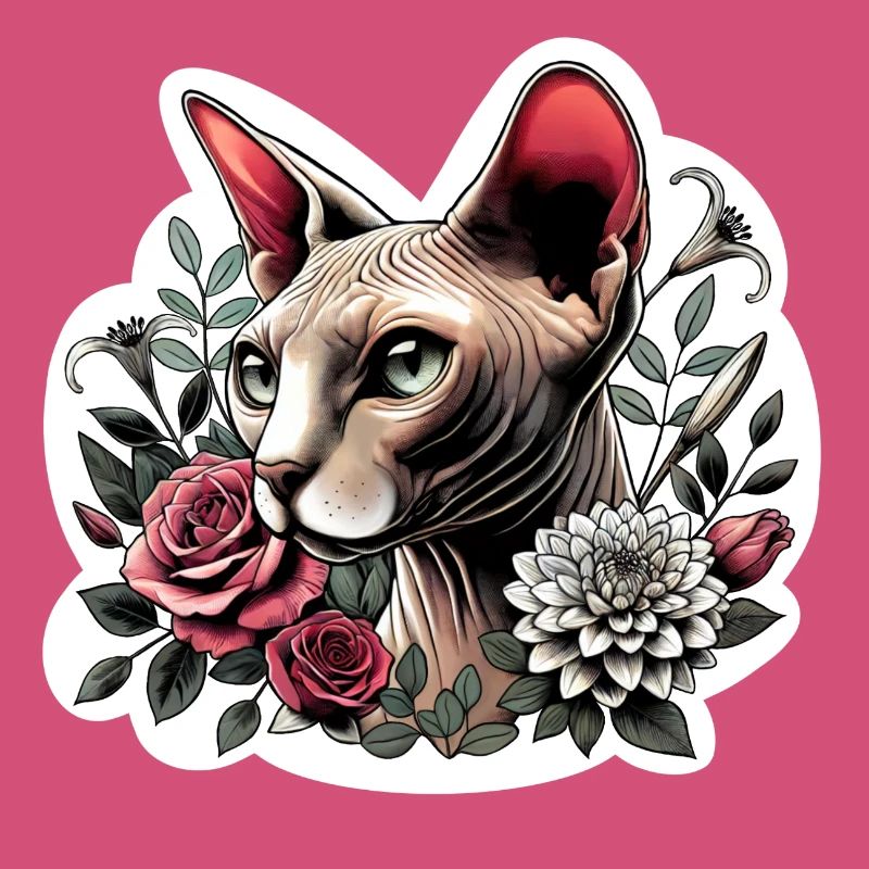 Rose Sphynx Chat
