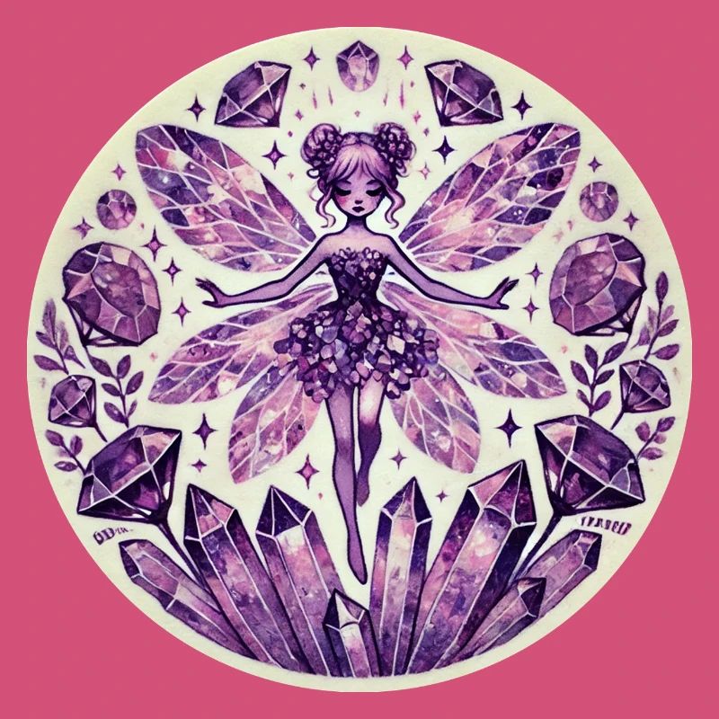 Conception de fée de cristal mystique
