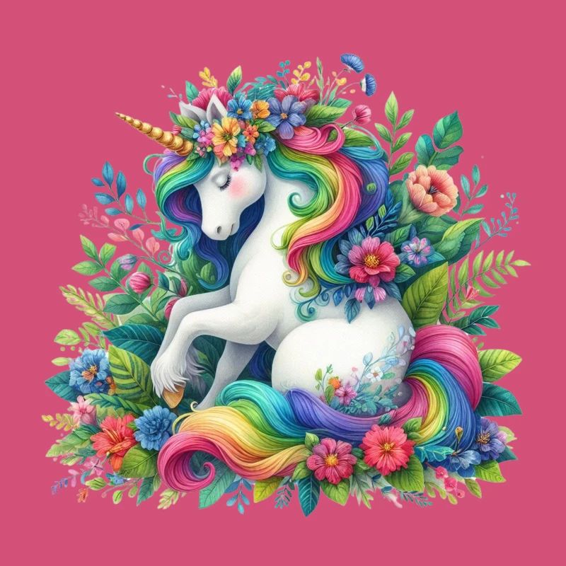 Rainbow Mane Unicorn Bloom