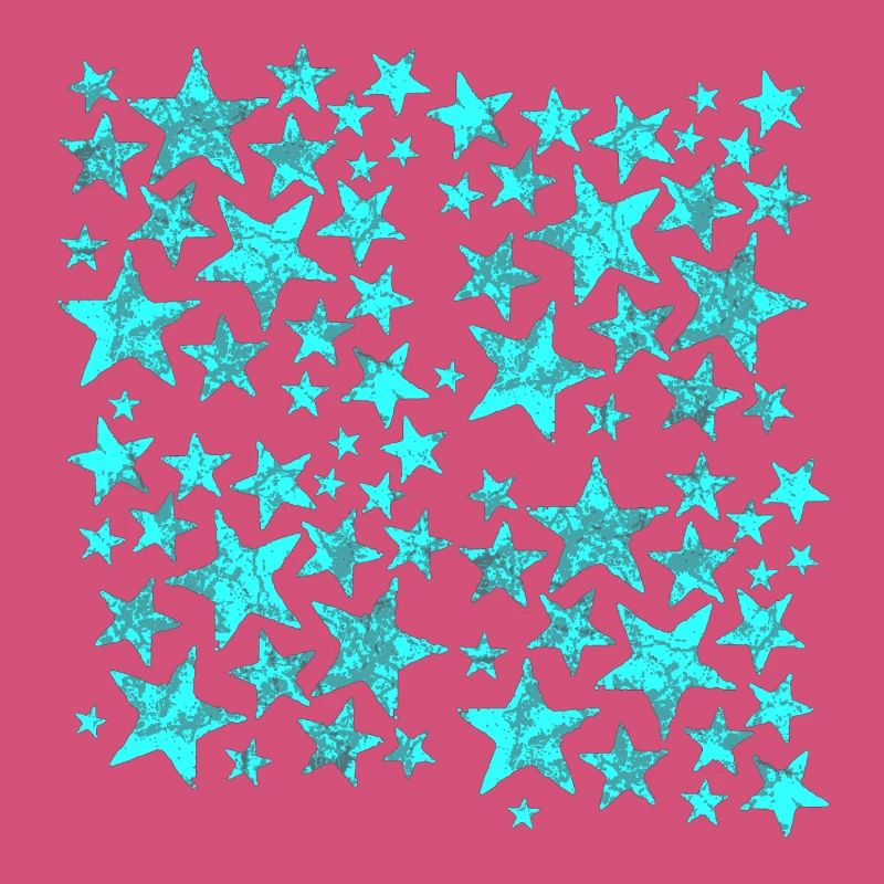 Turquoise Star Pattern