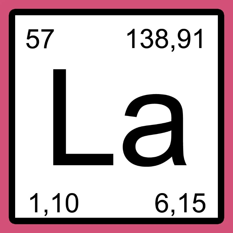 La Element Graphic Lanthanum Style