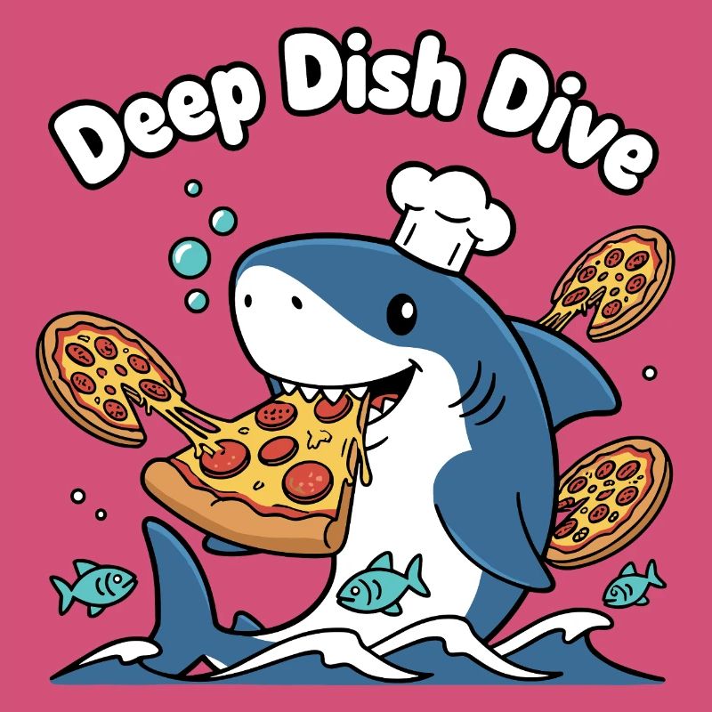 Deep Dish Dive Shark Chef