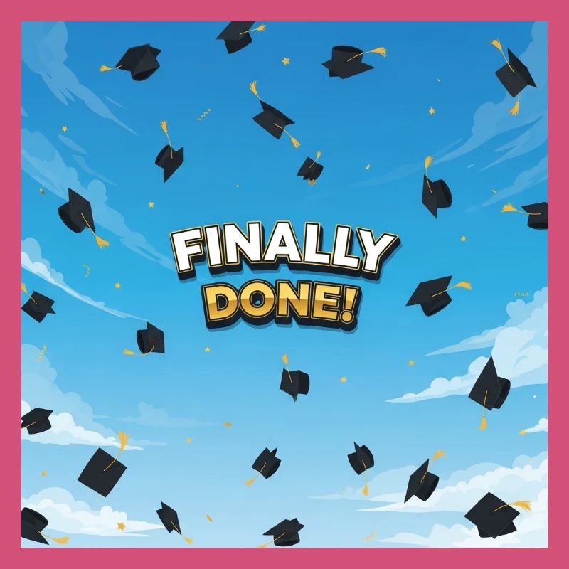 Finally done, final celebration