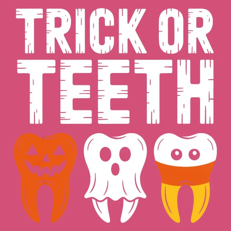 Trick oder Teeth Halloween-T-Shirt