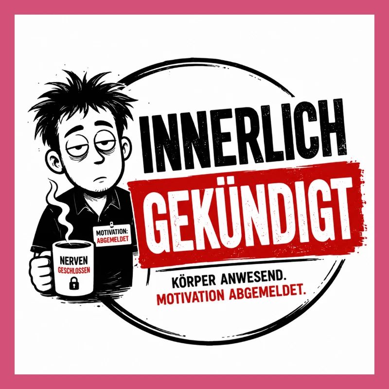 Innerlich habe gekündigt