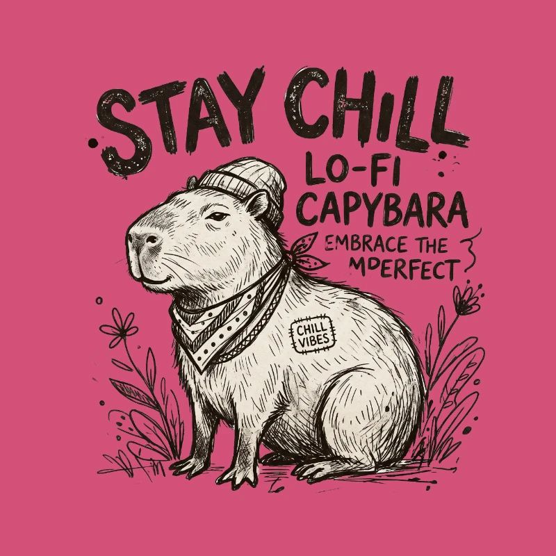 Capybara Chill LoFi Artwork